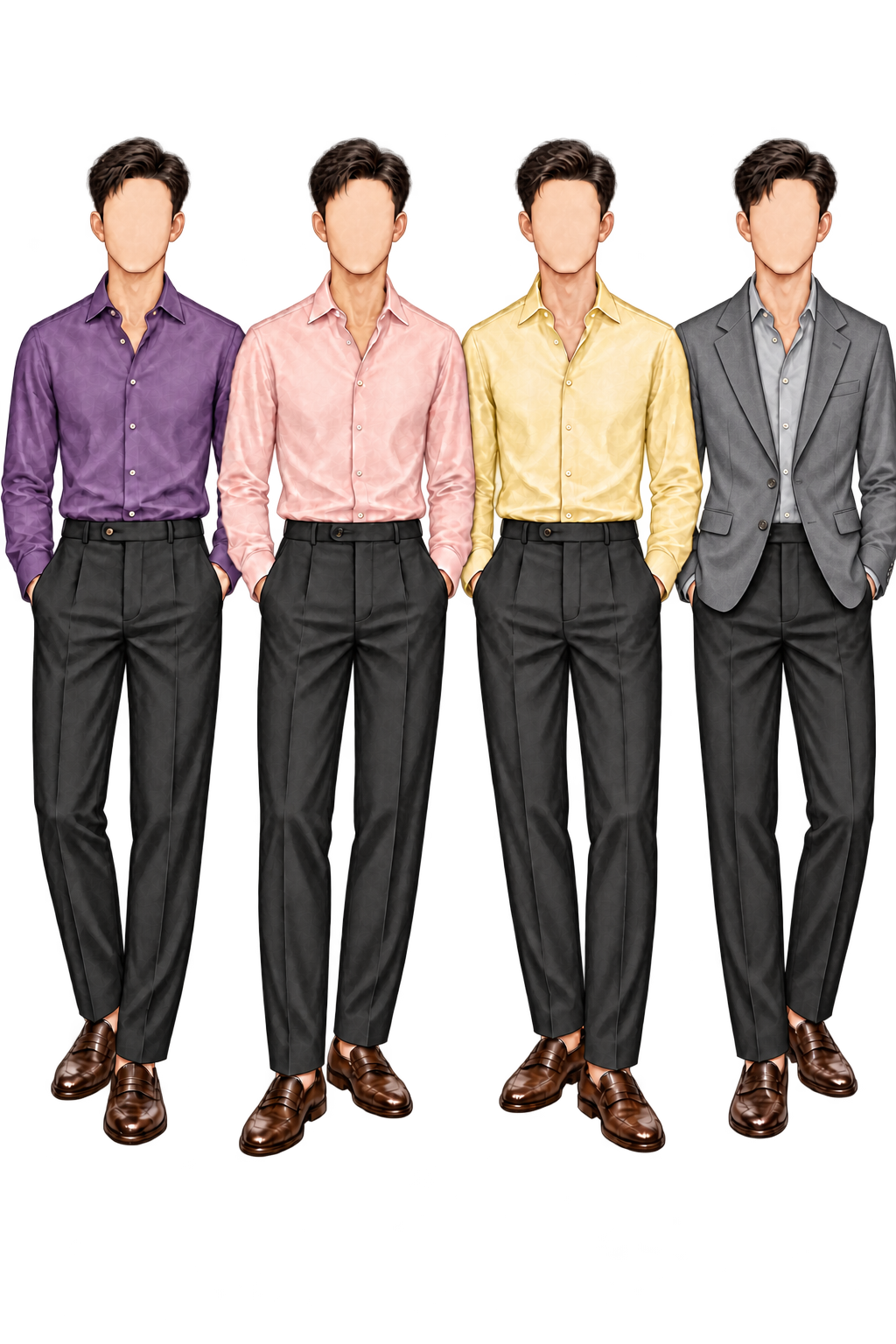 Formal top illustration